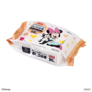赤ちゃんのおしりふき、９０枚（ミニーマウス） ダイソー(DAISO)