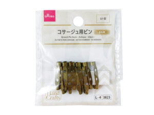 コサージュ用ピン（金古美、１０個） ダイソー(DAISO)