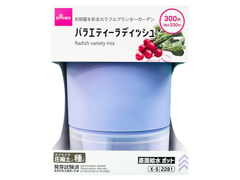栽培セット バラエティーラディッシュ ダイソー(DAISO)