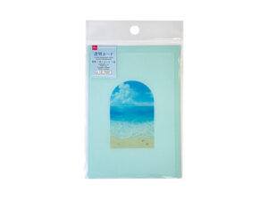 透明カード（夏柄、海） ダイソー(DAISO)