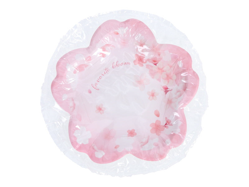 紙皿（さくら、桜型、４枚） ダイソー(DAISO)