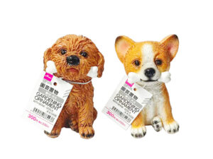 園芸置物（骨付、犬Ａ） ダイソー(DAISO)