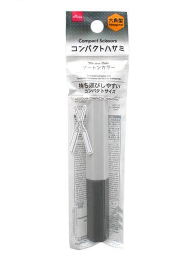 コンパクトハサミ（六角型、モノトーンカラー） ダイソー(DAISO)
