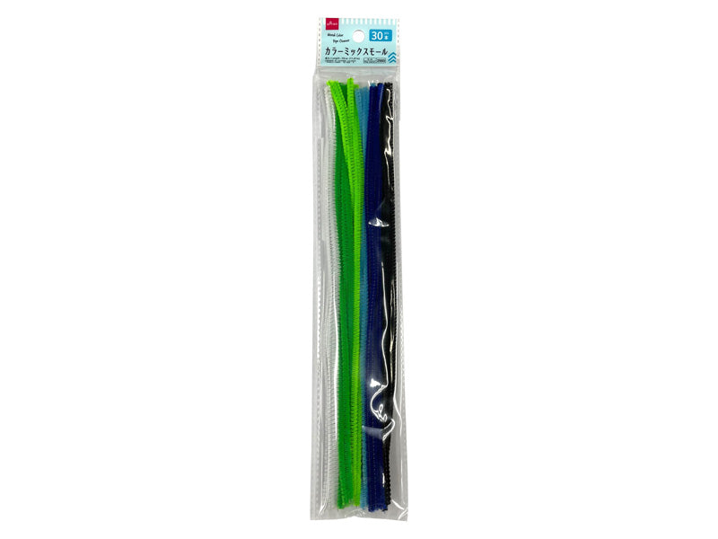 カラーミックスモール（ロング、３０本、Ｂ） ダイソー(DAISO)