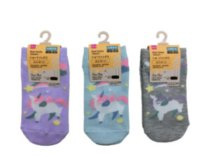 ショートソックス（ユニコーン、抗菌防臭） ダイソー(DAISO)