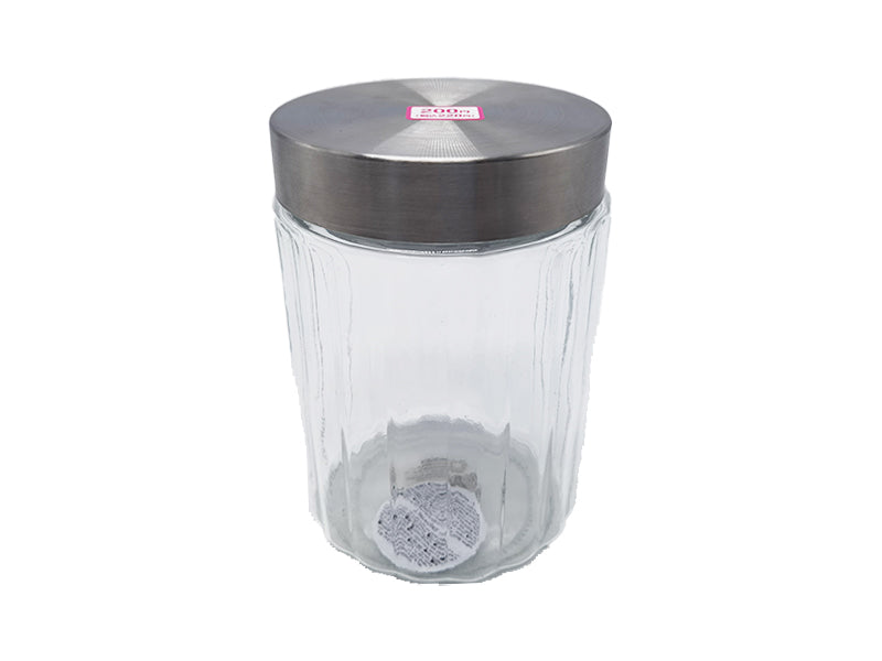 スチール蓋ガラス保存容器 ダイソー(DAISO)