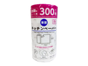 単層キッチンペーパー（３００枚） ダイソー(DAISO)