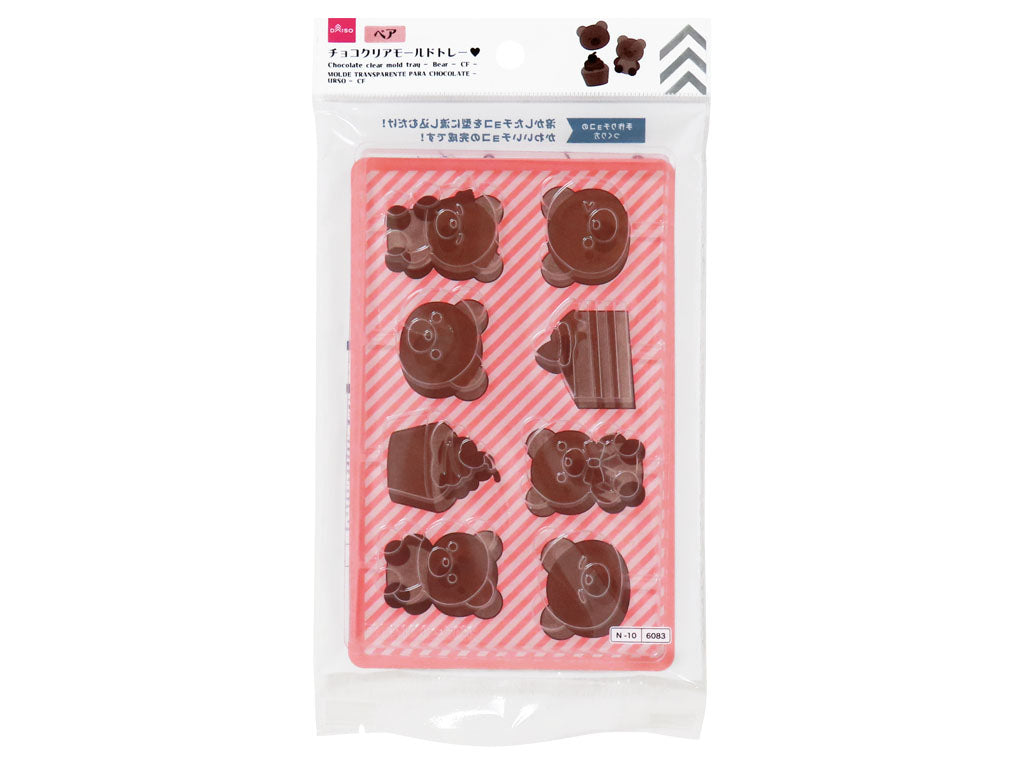 チョコクリアモールドトレー（ベア、ＣＦ） ダイソー(DAISO)