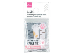 ケーブルバンド（３本、肉球） ダイソー(DAISO)