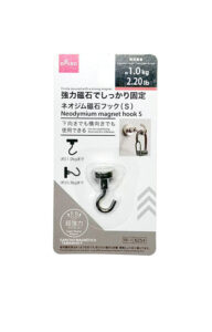 ネオジム磁石フック（Ｓ） ダイソー(DAISO)
