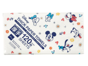 厚手ペーパータオル、１２０枚（ミッキー＆フレンズ）ＦＷ ダイソー(DAISO)