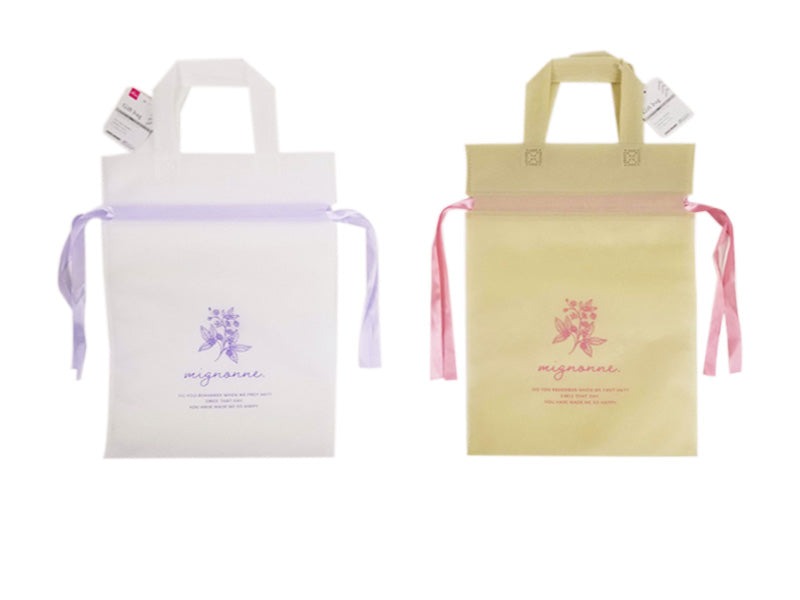 不織布バッグ（フラワー、ハンドル付） ダイソー(DAISO)