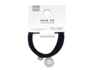 ソフトヘアゴム（大粒フェイクパール＆ストーン） ダイソー(DAISO)
