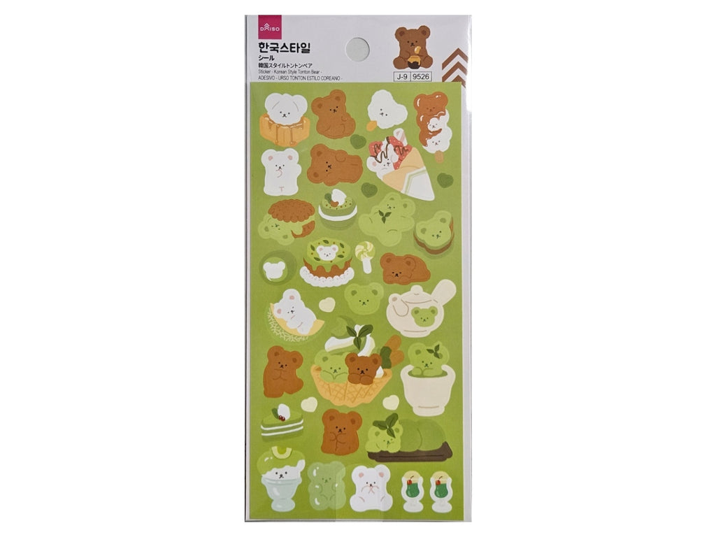 シール（韓国スタイルトントンベア、２） ダイソー(DAISO)