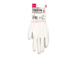 作業用手袋（ＷＨ、手のひらコート、Ｓ） ダイソー(DAISO)
