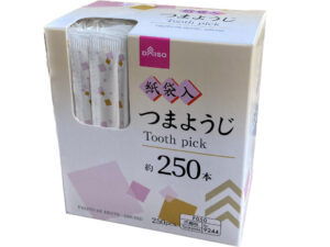 つまようじ（紙袋入、２５０本） ダイソー(DAISO)