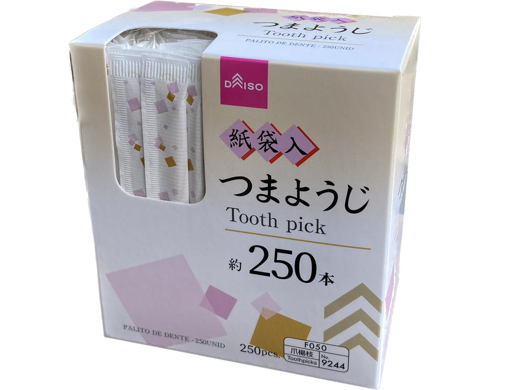 つまようじ（紙袋入、２５０本） ダイソー(DAISO)