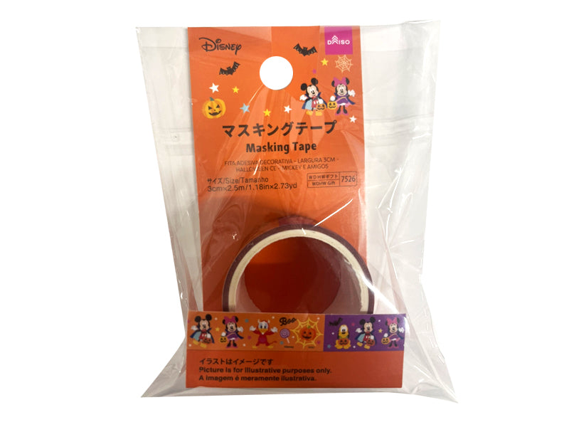 マスキングテープ、ハロウィンＣＥ（ミッキー＆フレンズ） ダイソー(DAISO)