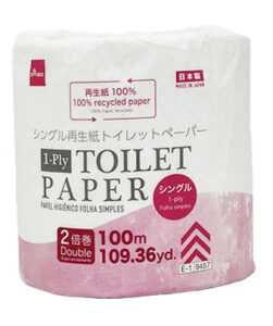 シングル再生紙トイレットペーパー ダイソー(DAISO)