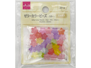 ゼリーカラービーズ（スター、ミックス、３０個） ダイソー(DAISO)