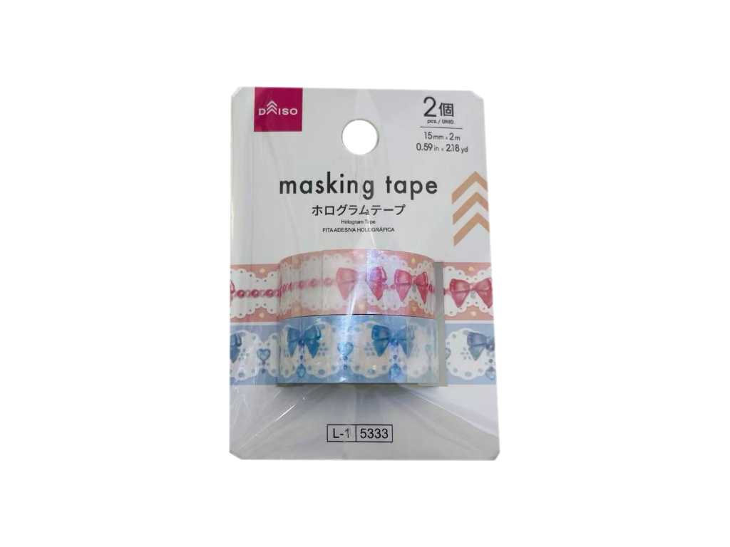ホログラムテープ（リボンレース、２個） ダイソー(DAISO)