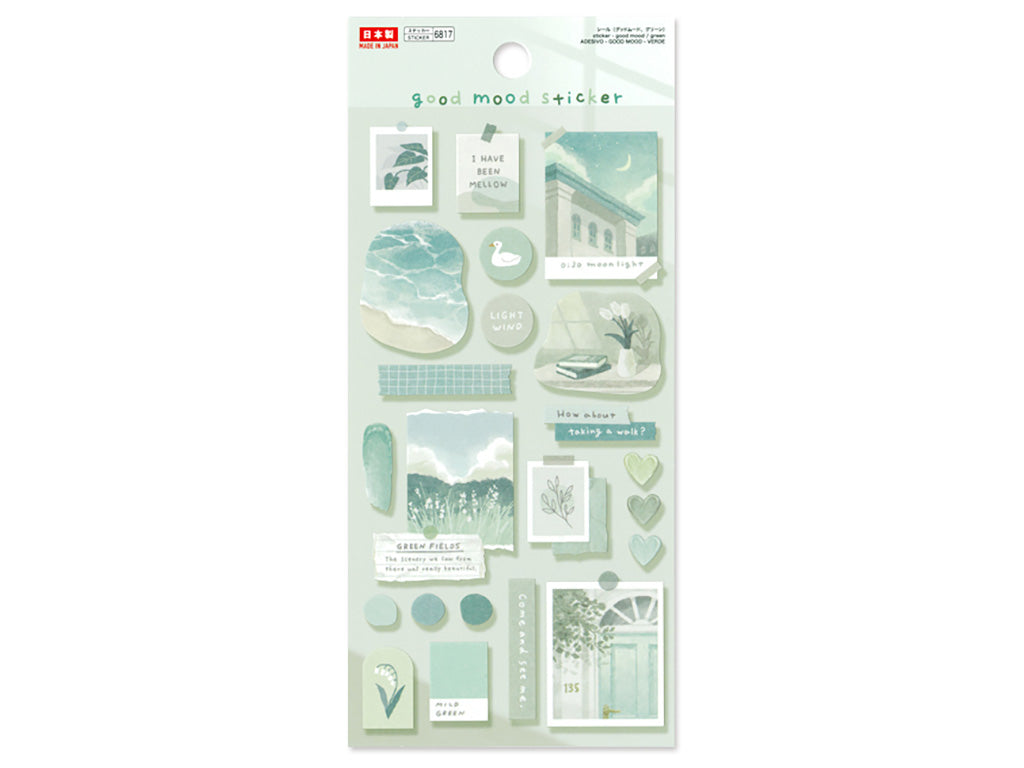 シール（グッドムード、グリーン） ダイソー(DAISO)