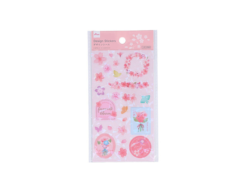 デザインシール（さくら、ホログラム） ダイソー(DAISO)