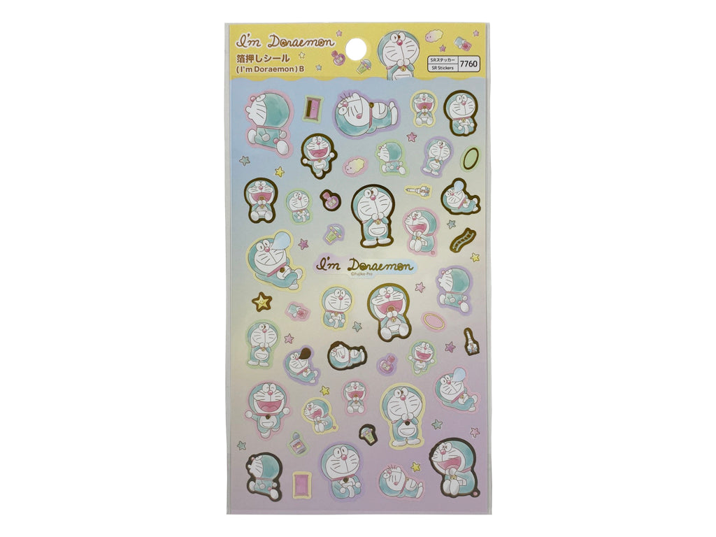 箔押しシール（ＩａｍＤｏｒａｅｍｏｎ）Ｂ ダイソー(DAISO)
