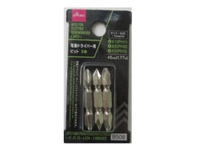 電動ドライバー用ビット（＃１、＃２、＃３、３本） ダイソー(DAISO)