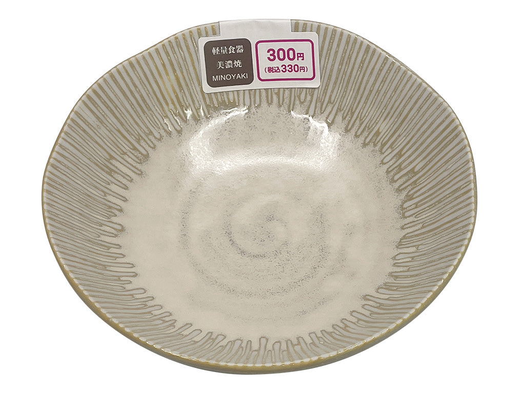 生成釉から揚げ皿（約φ１６．５×Ｈ４．７ｃｍ） ダイソー(DAISO)