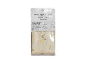 衣類用圧縮袋（ミモザ柄、４枚） ダイソー(DAISO)
