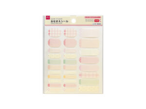 おなまえシール（アソート、ピンク） ダイソー(DAISO)