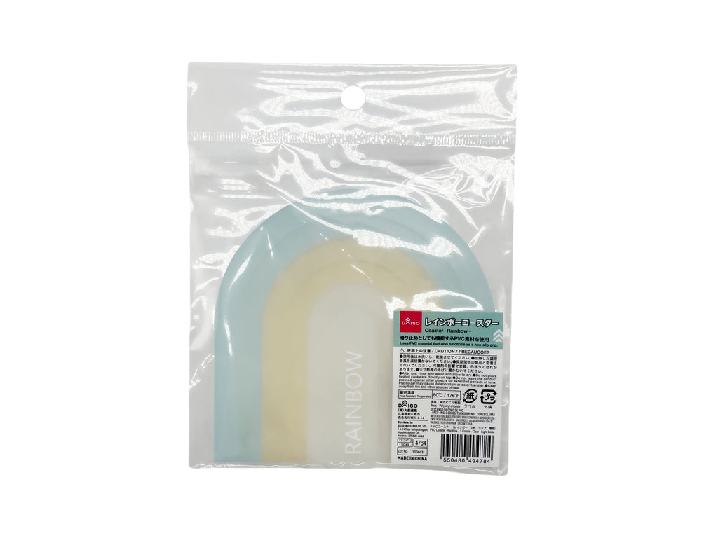 ＰＶＣコースター（レインボー、３色、クリア、薄色） ダイソー(DAISO)