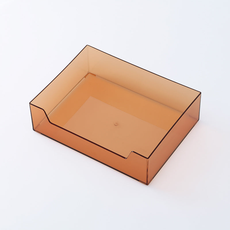 小物入れ収納ケース（クリアアンバー） ダイソー(DAISO)