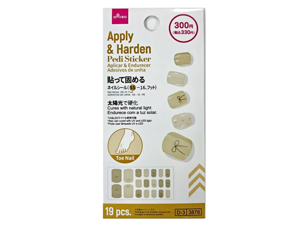 ネイルシール（ＳＳ－１６、フット） ダイソー(DAISO)