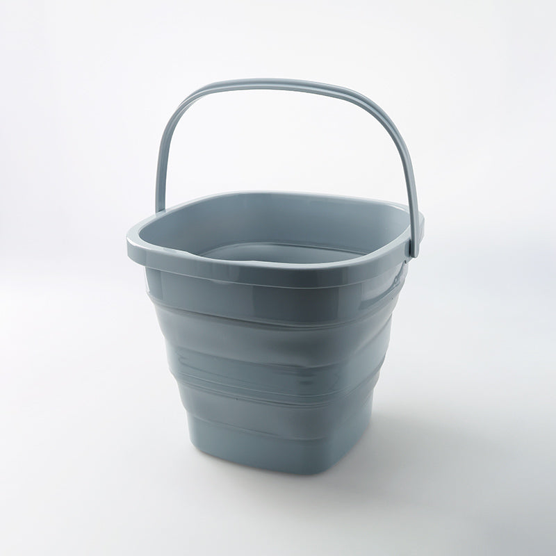 折りたたみソフトバケツ（ＧＹ） ダイソー(DAISO)