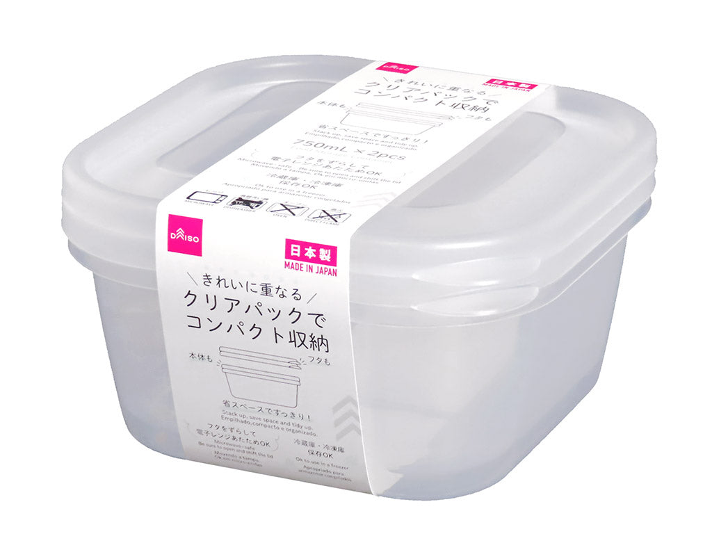 クリアパック（２個） ダイソー(DAISO)