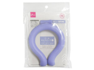 クールネックバンド（バイカラー、ラベンダー／グレー、Ｓ） ダイソー(DAISO)