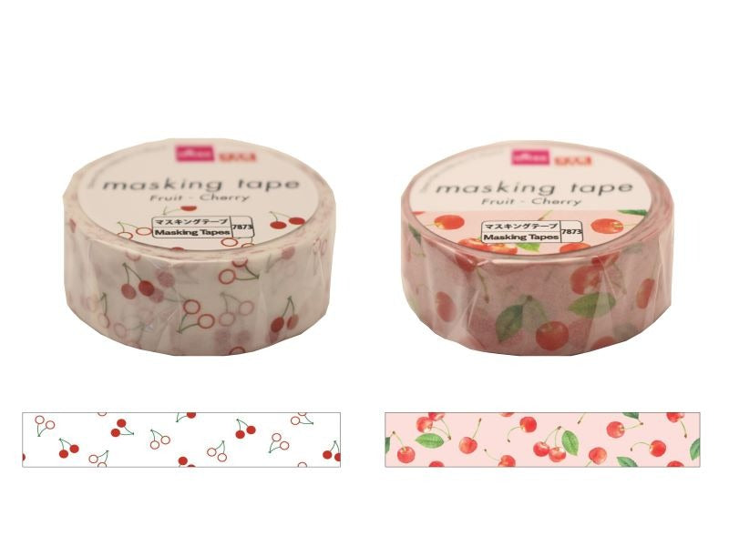 マスキングテープ（フルーツ、さくらんぼ） ダイソー(DAISO)