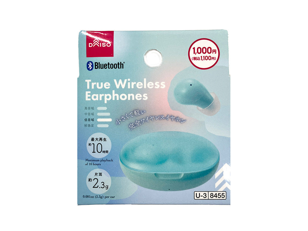 完全ワイヤレスイヤホン（ＴＷＳ００６、ブルー） ダイソー(DAISO)