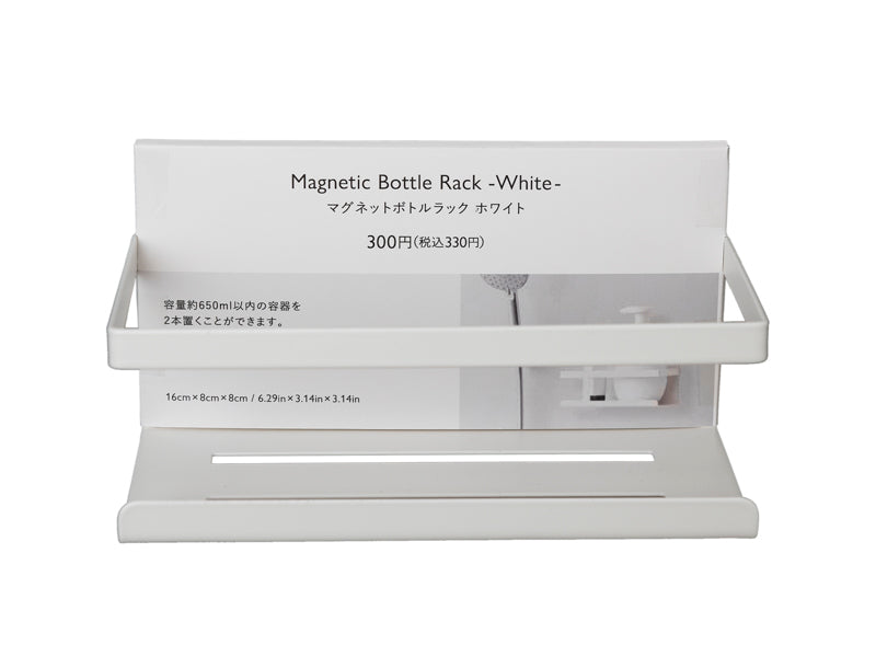マグネットボトルラック（ＷＨ）１６ｃｍ×８ｃｍ×８ｃｍ ダイソー(DAISO)