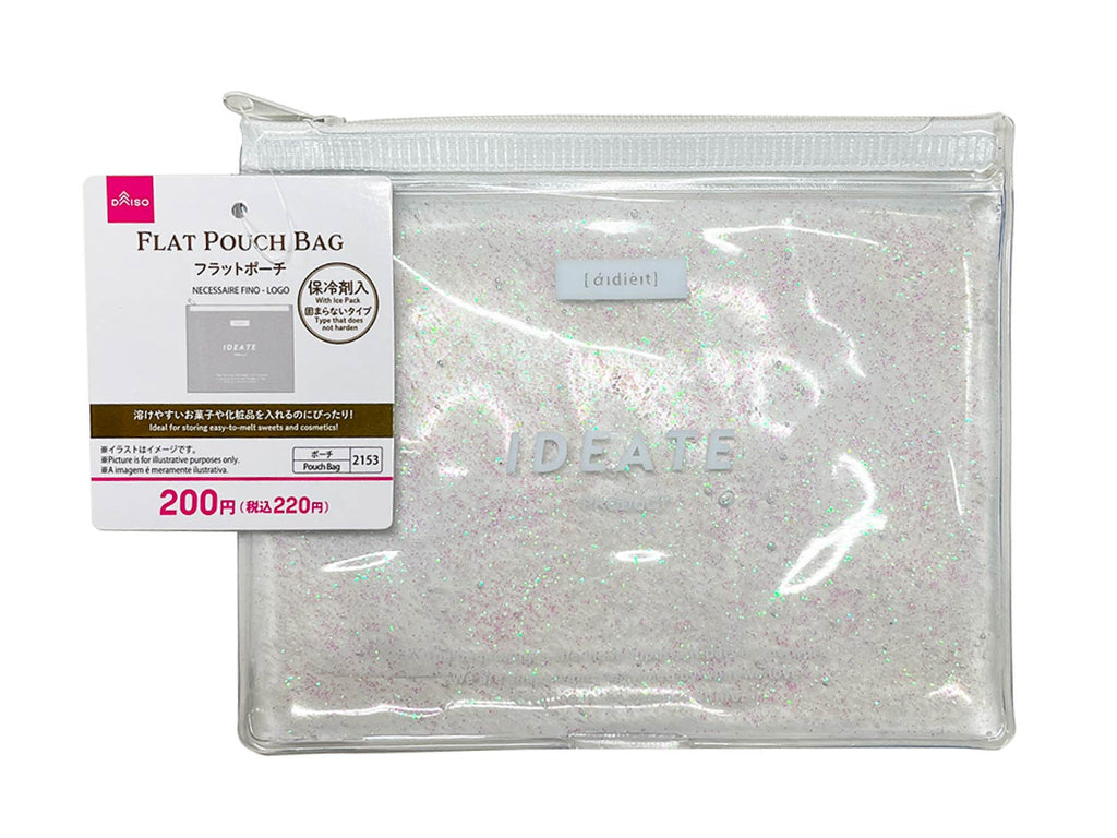 フラットポーチ（保冷剤入、ロゴ） ダイソー(DAISO)