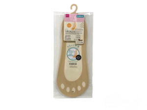 抗菌防臭５本指フットカバー（お悩み対策、ベージュ） ダイソー(DAISO)
