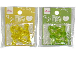 鍵パーツ（推しカラー、イエロー・グリーン、２個） ダイソー(DAISO)
