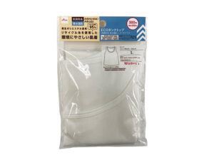 ＥＣＯタンクトップ（抗菌防臭、吸水速乾、Ｌ、オフホワイト） ダイソー(DAISO)