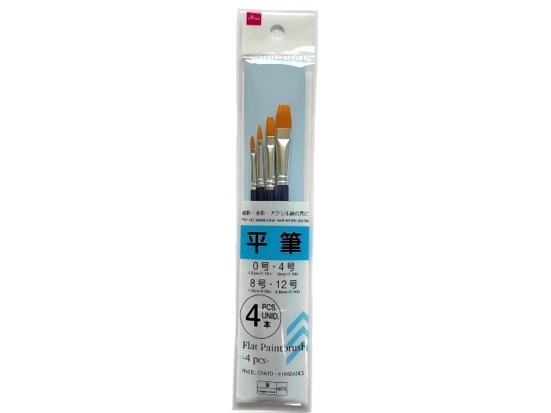 平筆（４本） ダイソー(DAISO)