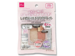 ＆．ＷｉｔｈＣｈａｒｍ レア感覚マルチグロウパレット コーラル ダイソー(DAISO)