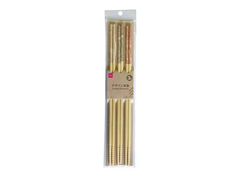 デザイン菜箸（ボタニカル、ベーシック、３膳） ダイソー(DAISO)