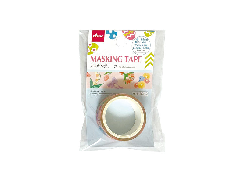 マスキングテープ（フラワー） ダイソー(DAISO)