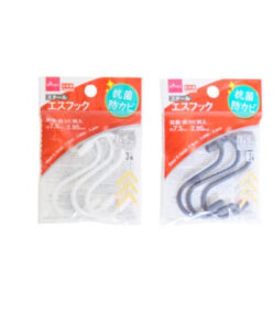 スチールエスフック（抗菌・防カビ剤入、３個） ダイソー(DAISO)